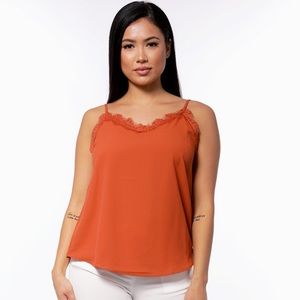 NWOT Mine orange top